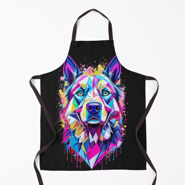 Artikelvorschau, Geometrischer Neonhund | Treue Vektorsplitter entworfen und verkauft von ColorSplash123.