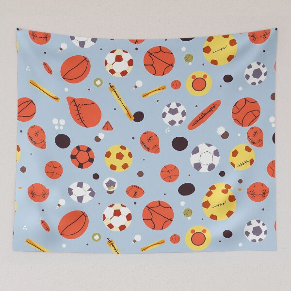 Item preview, Athletics Playful Patterns Celebrating Diverse Sports Athletic Activities designed and sold by ART ATTACK ZONE.