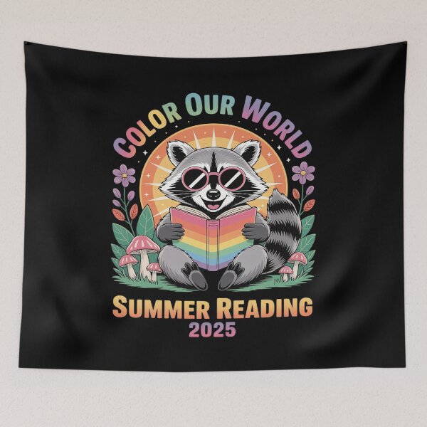 Item preview, Summer Reading Program Rainbow Color Our World Summer 2025  designed and sold by KotexTemu.