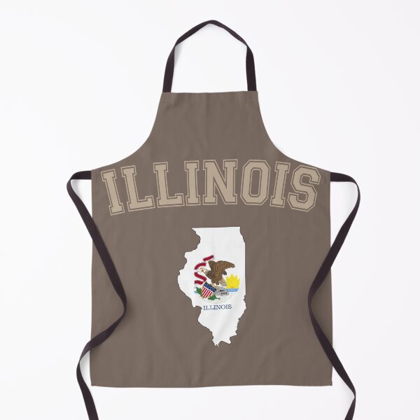 Item preview, Illinois Pride Arch Text State Seal Map - Vintage College Style designed and sold by mashmosh.