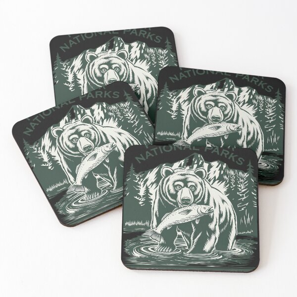 Item preview, Support National Parks Bear Parks Not Profits Camping  designed and sold by KotexTemu.