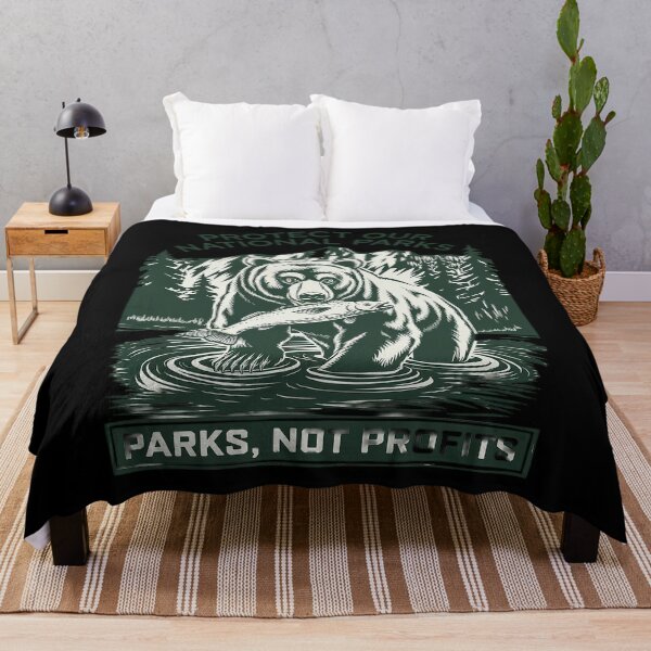 Item preview, Support National Parks Bear Parks Not Profits Camping  designed and sold by KotexTemu.