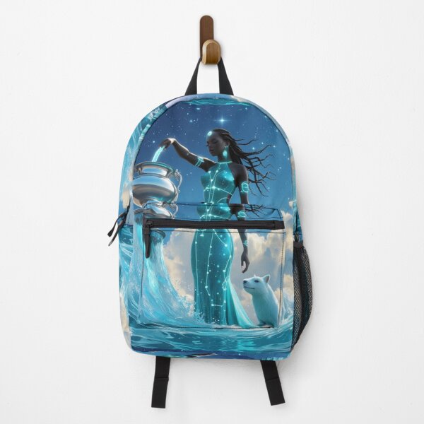 Item preview, Aquarius Zodiac Queen | Afro Futuristic Water Element Art designed and sold by Dannygirl999.