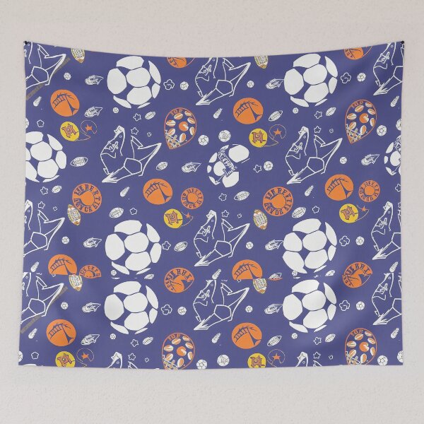 Item preview, Handball Playful Patterns Celebrating Diverse Sports Athletic Activities designed and sold by ART ATTACK ZONE.