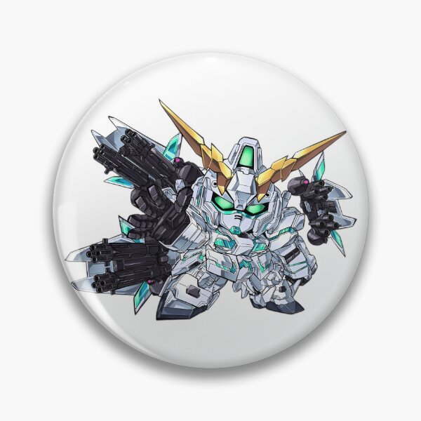 Item preview, Gundam unicorn-Armored Mecha Warrior – Hyper Mode Chibi Robot Illustration designed and sold by Dyan4.