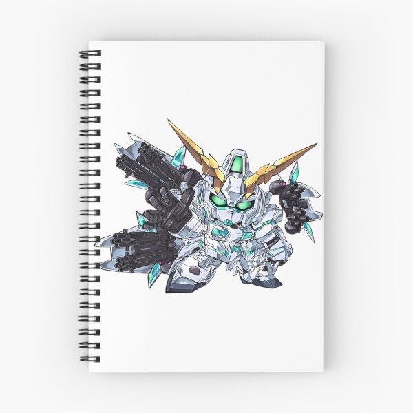 Item preview, Gundam unicorn-Armored Mecha Warrior – Hyper Mode Chibi Robot Illustration designed and sold by Dyan4.