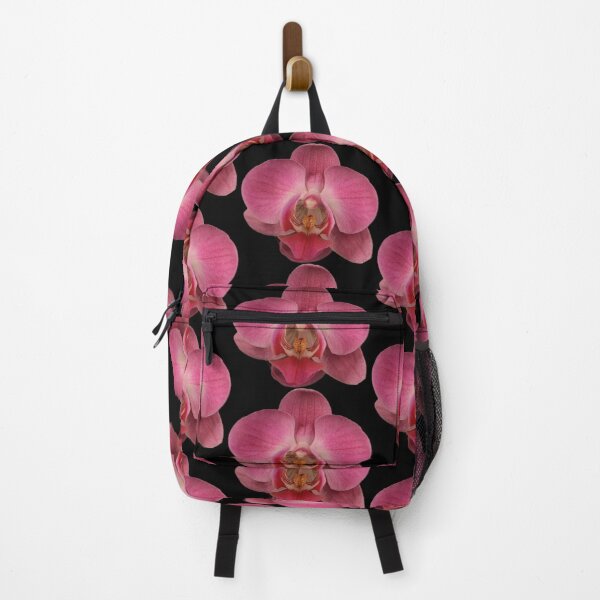 Item preview, Paris Poet Pink Orchid Large Single Flower Black Background designed and sold by ParisPoet.