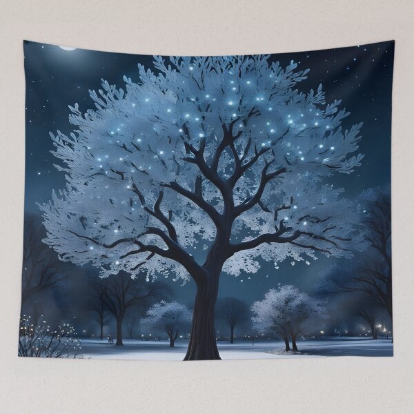Item preview, Enchanted Moonlit Crystal Tree designed and sold by PawPrintedArt.