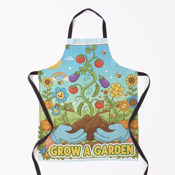 Item preview, Cute Kawaii “Grow a Garden” Roblox Trend Design – Wholesome Cute Flowers, Happy Veggies, Cozy Cottagecore Nature Art for Stickers and Apparel Fan Art designed and sold by Motifai.