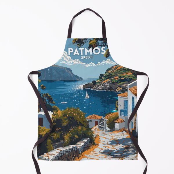 Item preview, Patmos Greece - Travel art designed and sold by Marciolini.