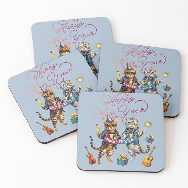 Item preview, Rock Star Cats NYE 26 Party | Cool Singer & Guitarist Kitten Musician designed and sold by E-SarnEdge.