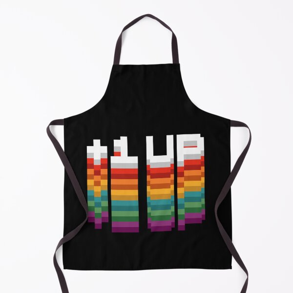 Item preview, +1UP LGBT - Colorful Pixel Extra Life (with dark colors) designed and sold by ProjetF.