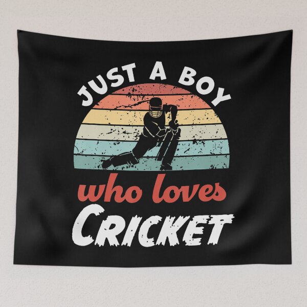 Item preview, Just A Boy Who Loves Cricket Cricket Boys designed and sold by FernLela.