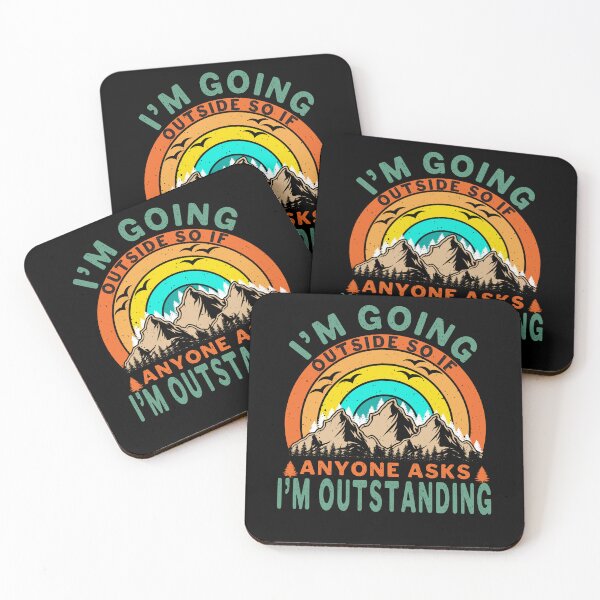Item preview, Retro Mountain Landscape Funny Outstanding Camping Art designed and sold by Nocturnal-Vines.