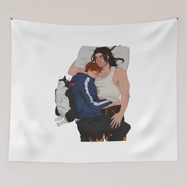 Item preview, Tender Moment Stylized Couple Illustration designed and sold by brucerios.