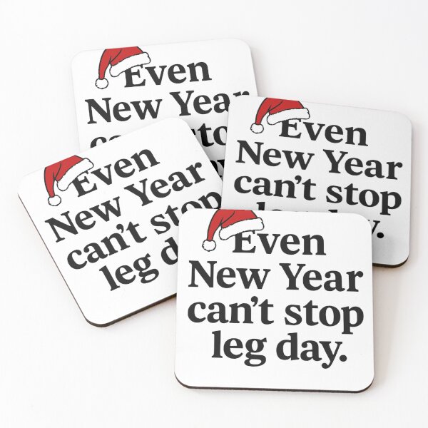 Item preview, Even New Year can't stop leg day. designed and sold by Motivive.