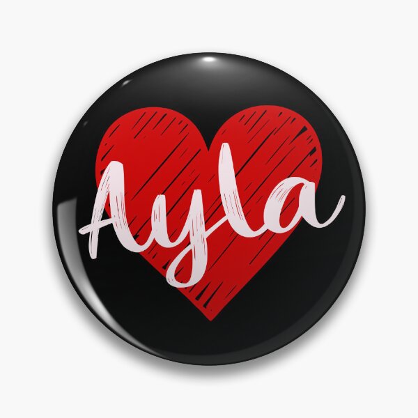 Item preview, Ayla Name Red Heart  designed and sold by Jeallan Designs.