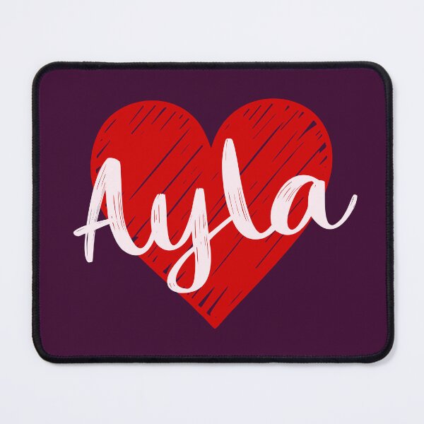 Item preview, Ayla Name Red Heart  designed and sold by Jeallan Designs.