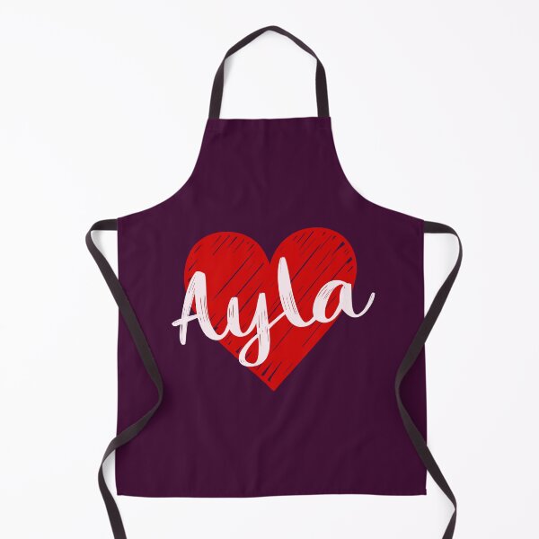 Item preview, Ayla Name Red Heart  designed and sold by Jeallan Designs.