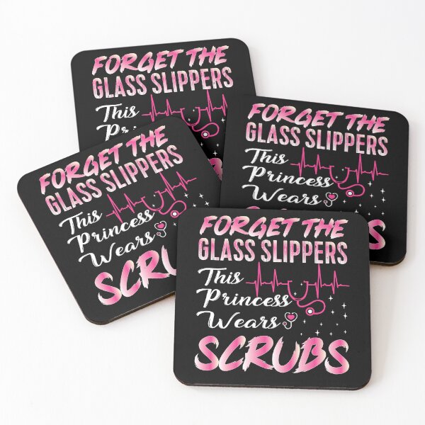 Item preview, Princess Wears Scrubs Stethoscope Heartbeat Nurse Quote designed and sold by Nocturnal-Vines.