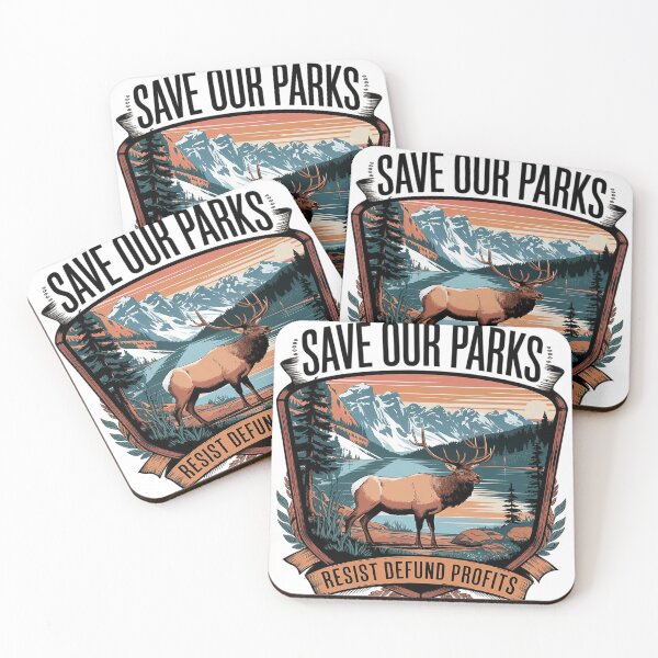 Item preview, USA Outdoor Adventures National Parks Save Our Resist Bear  designed and sold by KotexTemu.