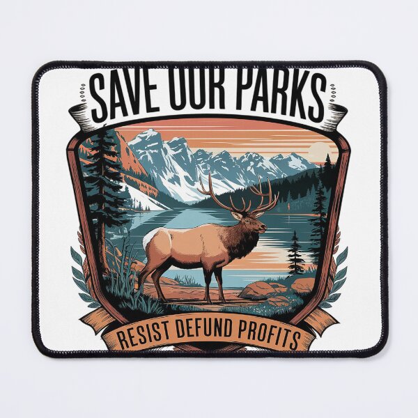 Item preview, USA Outdoor Adventures National Parks Save Our Resist Bear  designed and sold by KotexTemu.