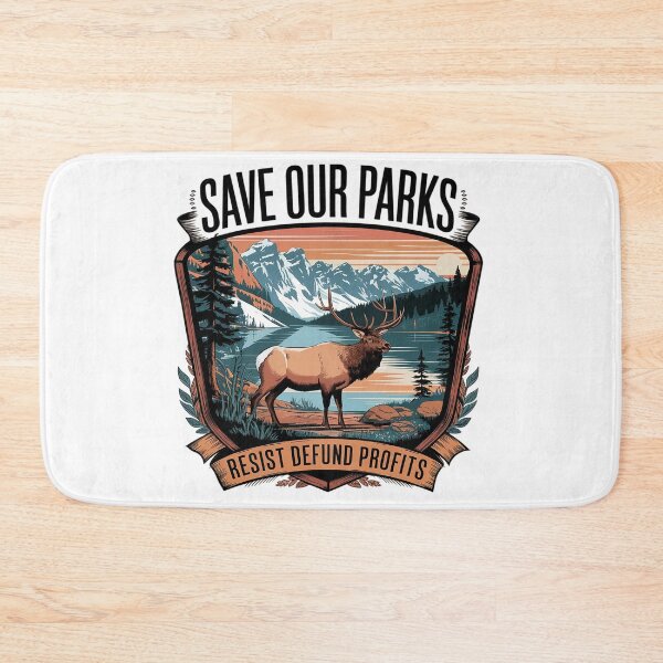 Item preview, USA Outdoor Adventures National Parks Save Our Resist Bear  designed and sold by KotexTemu.