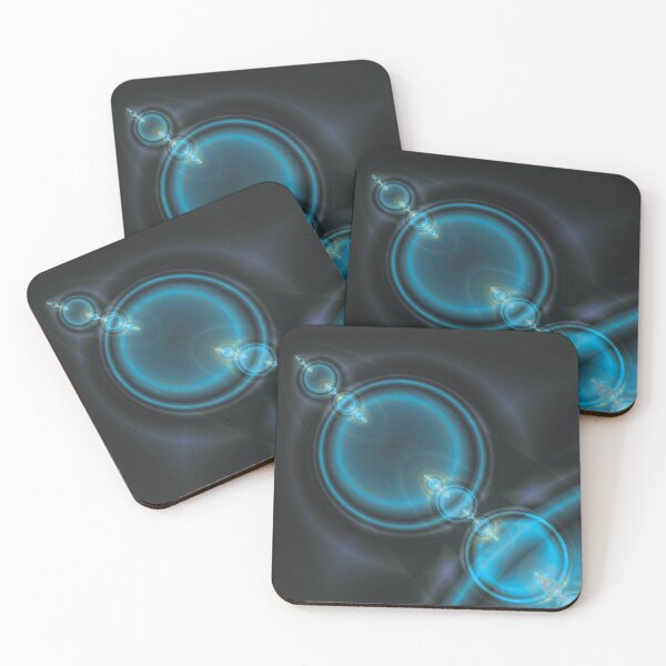 Item preview, Blue Fractal Energy Orbs – Abstract Digital Art designed and sold by Flair-Fashion.