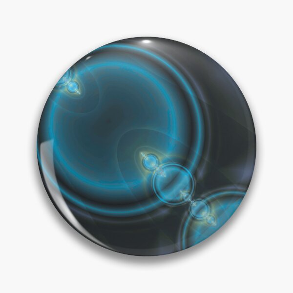 Item preview, Blue Fractal Energy Orbs – Abstract Digital Art designed and sold by Flair-Fashion.