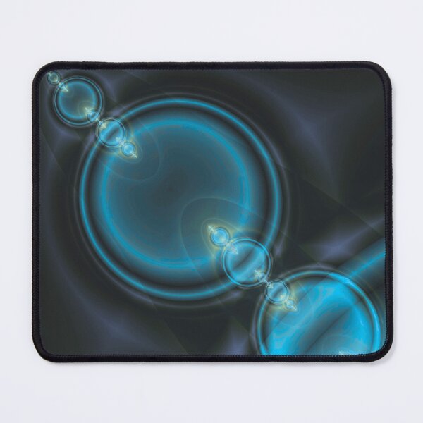 Item preview, Blue Fractal Energy Orbs – Abstract Digital Art designed and sold by Flair-Fashion.