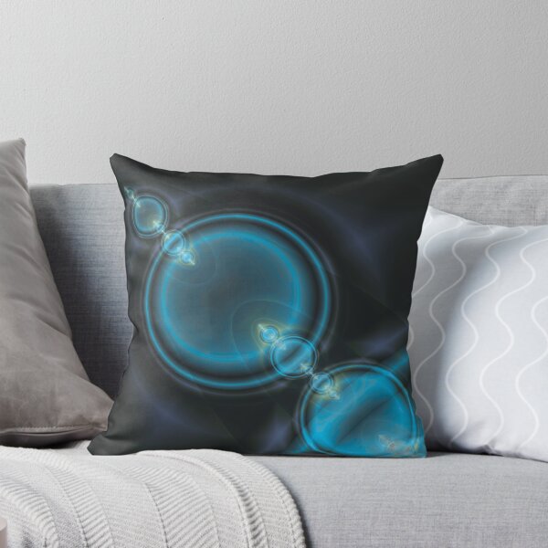 Item preview, Blue Fractal Energy Orbs – Abstract Digital Art designed and sold by Flair-Fashion.