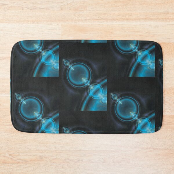 Item preview, Blue Fractal Energy Orbs – Abstract Digital Art designed and sold by Flair-Fashion.