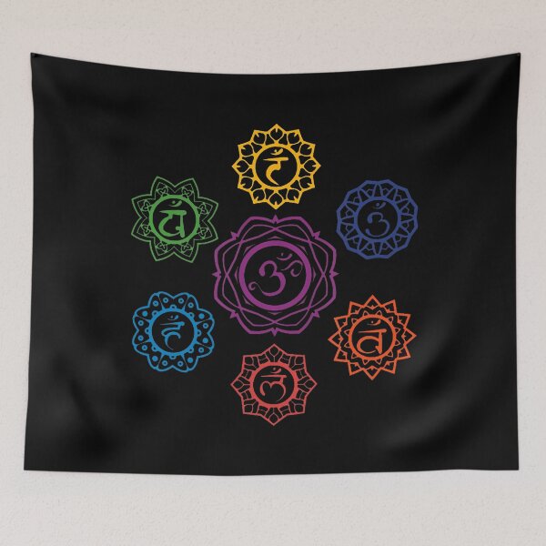 Item preview, Chakras Yoga Sacred Geometry Om Namaste Kundalini Meditation designed and sold by TiffanyLucia.