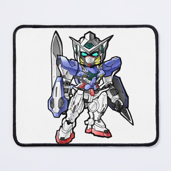Item preview, Gundam Exia-Chibi Armored Mecha Knight – Futuristic Battle Robot Illustration designed and sold by Dyan4.