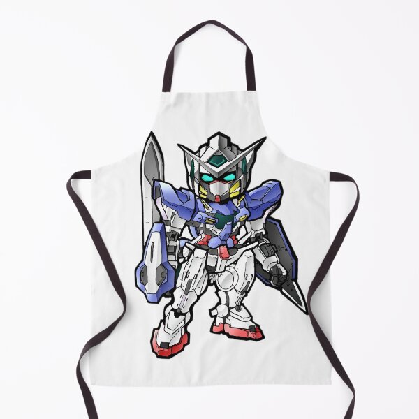 Item preview, Gundam Exia-Chibi Armored Mecha Knight – Futuristic Battle Robot Illustration designed and sold by Dyan4.