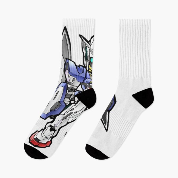 Item preview, Gundam Exia-Chibi Armored Mecha Knight – Futuristic Battle Robot Illustration designed and sold by Dyan4.