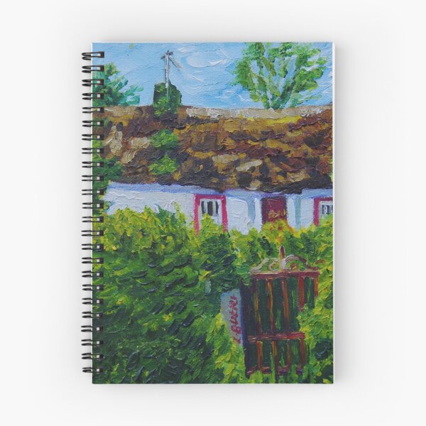 Item preview, Derrikerrib Cottage, Co. Fermanagh in late Spring, Painted with kind permission from a photograph by the Ulster Architectural Heritage Society © Laura Butler. designed and sold by Laura Butler.
