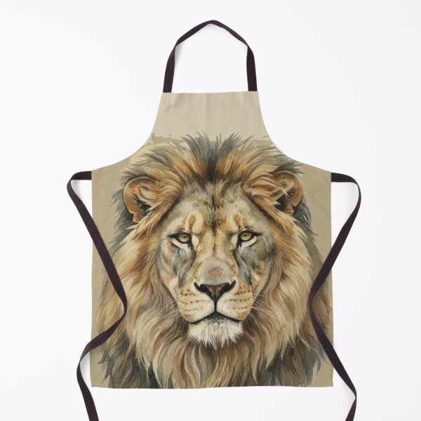 Item preview, Majestic Watercolor Lion – Artistic Wildlife Animal Painting designed and sold by Artdesign17.