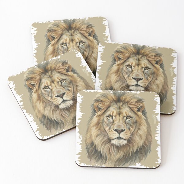Item preview, Majestic Watercolor Lion – Artistic Wildlife Animal Painting designed and sold by Artdesign17.