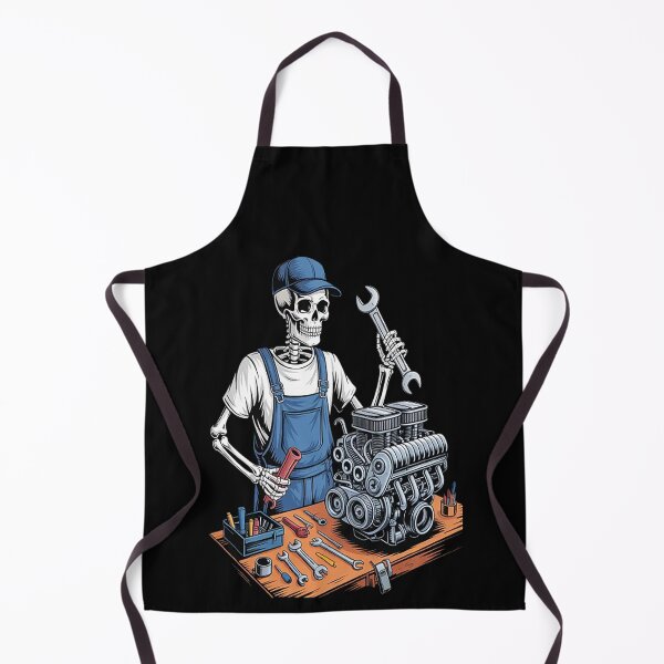 Item preview, Skeleton Mechanic Car Engine Automative Repair designed and sold by CottonCandyPrin.