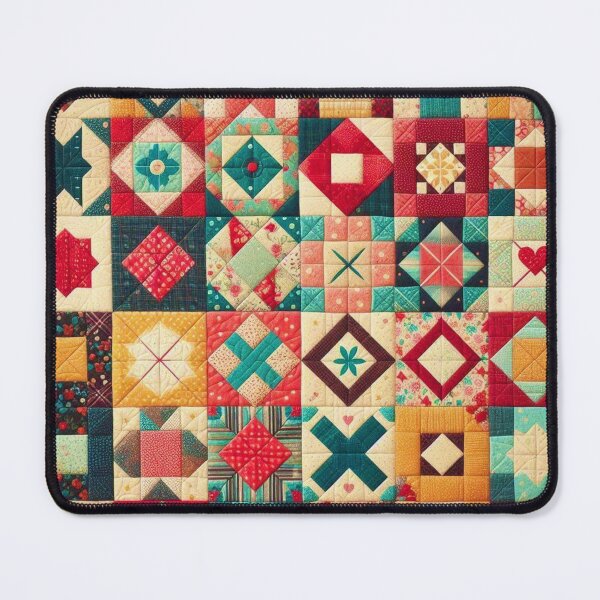 Item preview, Patchwork Quilt Pattern designed and sold by Myra365Art.