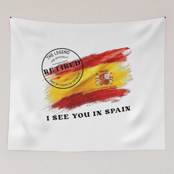 Item preview, Retirement funny design Legend Retired See you in Spain designed and sold by TeeArtWorld.