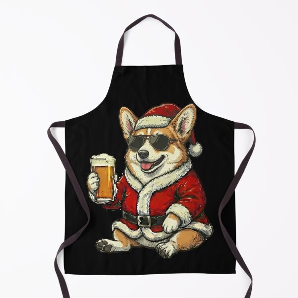 Item preview, Christmas Corgi Santa Sunglasses Beer Dog designed and sold by k3rstman1.