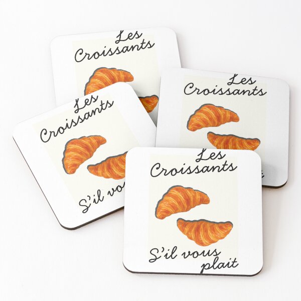 Item preview, Chocolate croissants – Delicious watercolor illustration designed and sold by LIGHTNING STUDIO.