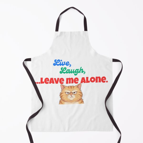 Item preview, Live Laugh Leave Me Alone - Colorful Grumpy Cat Parody designed and sold by AizureBug.
