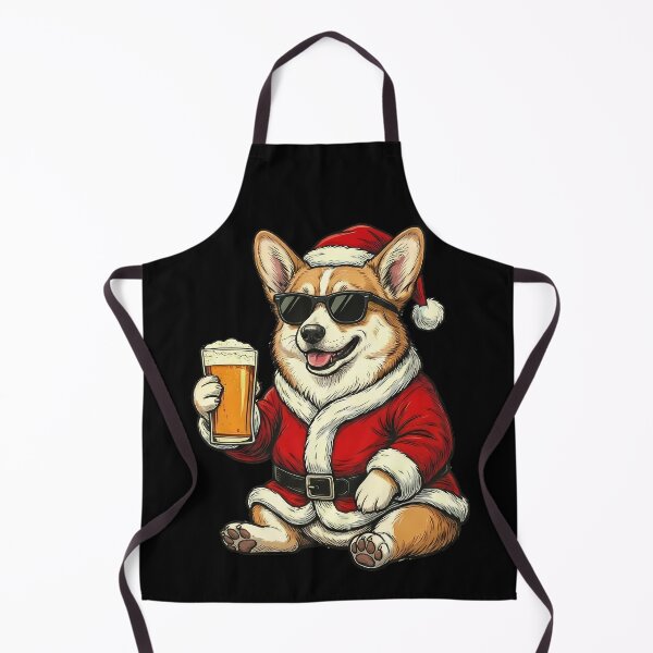 Item preview, Corgi Santa Sunglasses Beer Christmas Funny Dog designed and sold by k3rstman1.