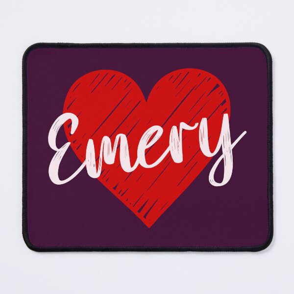 Item preview, Emery Name Red Heart designed and sold by Jeallan Designs.