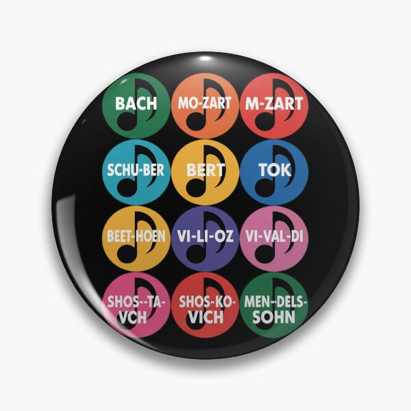 Item preview,  Composers Classical Music Musical Notes  designed and sold by PowAcademy.