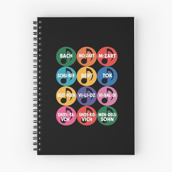 Item preview,  Composers Classical Music Musical Notes  designed and sold by PowAcademy.