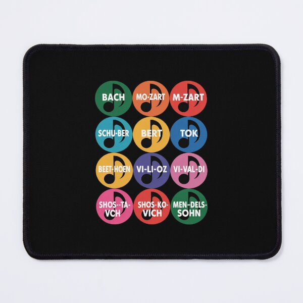 Item preview, Composers Classical Music Musical Notes designed and sold by PowAcademy.